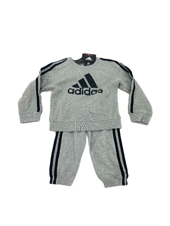 Adidas | Kid's 2 Piece Jogger Set | Grey | Size 7 - Picture 1 of 5